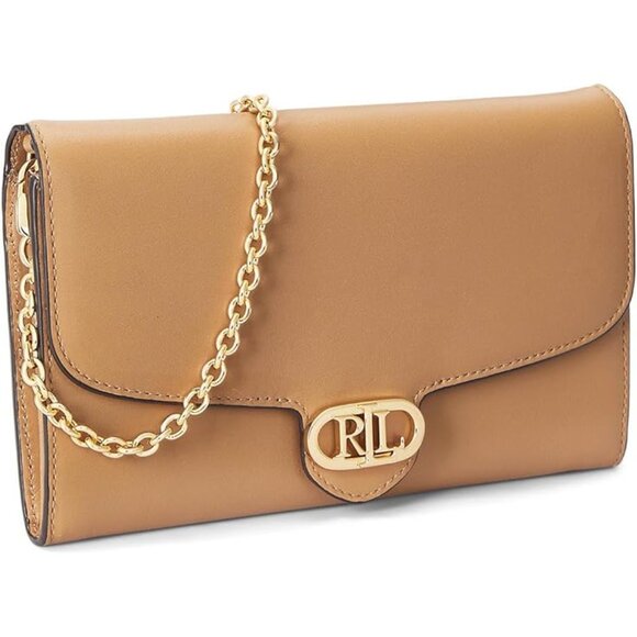 SALE!  ✅ LRL Leather Medium Adair Crossbody Bag BUFF ✨ NWT'S - Picture 1 of 17